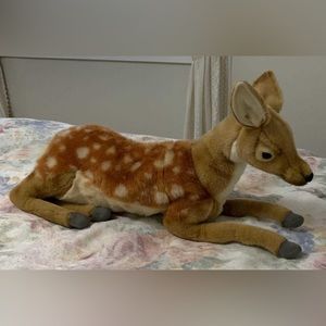 Hansa Toy International 24-inch Large Custom Baby Deer, Fawn Plush (retired)...